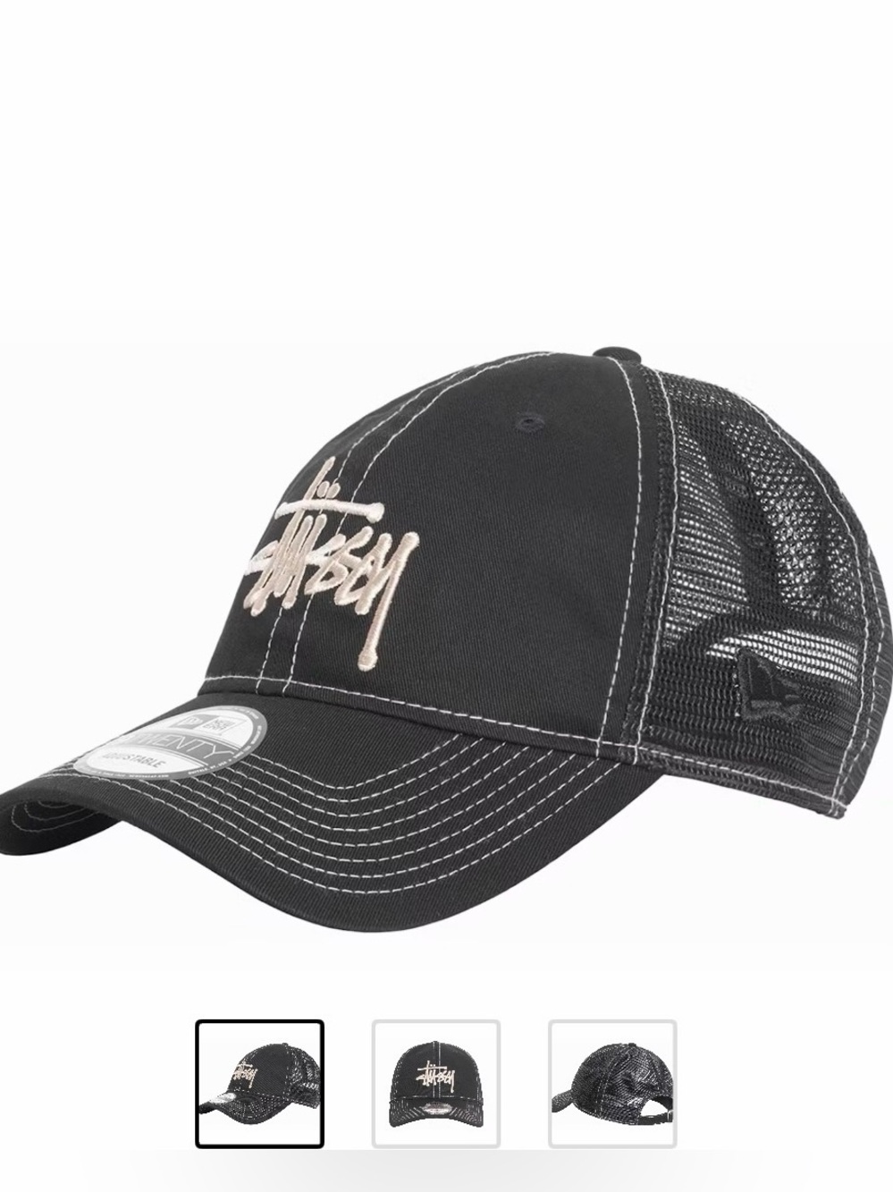 Stussy New Era 9Twenty Basic Trucker
Black